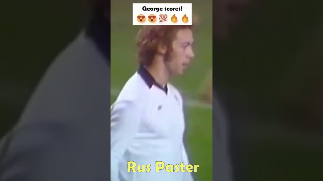 ECC 1975-76. Derby County - Real Madrid. Charlie George scores.