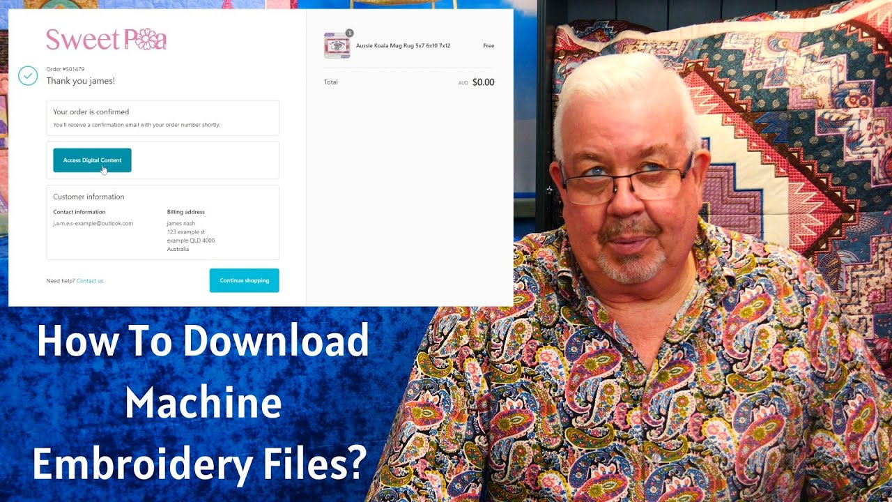 How To Download Machine Embroidery Files? Swpea.com to USB - How to Start Machine Embroidery EP 2