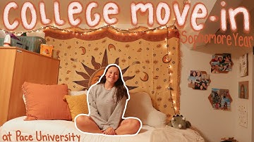 COLLEGE MOVE IN DAY VLOG 2022 | pace university sophomore year