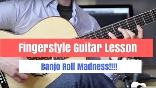 Country Guitar Lesson - How To Play Banjo Rolls