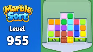 Marble sort Level 955 solution gameplay 