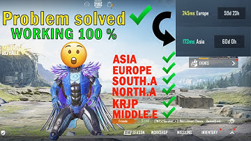 HOW TO CHANGE SERVER IN PUBG MOBILE |  PROBLEM SOLVED 🙅‍♂️ | WORKING 100%❤️️ |
