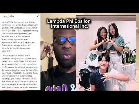 Lambda Phi Epsilon International Inc. Review 