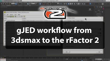 rFactor 2 Track Dev Tutorial: 07 gJED workflow from 3dsmax to the rF2