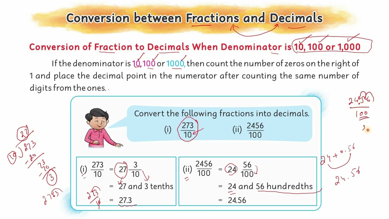 03 Conversion between Fractions and Decimals | Mathematics 4 | Unit 4