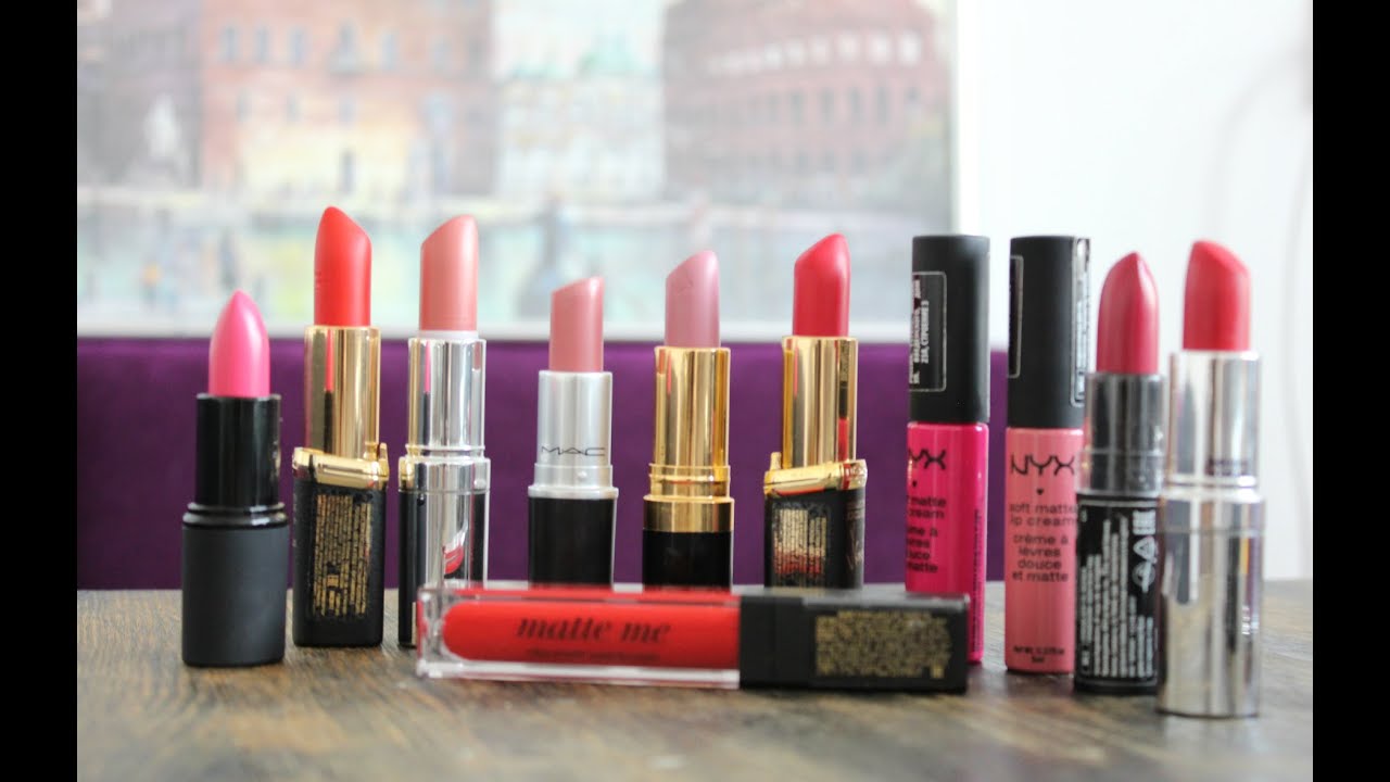 Моя Коллекция Матовых Помад/ Seventeen, NYX, Loreal, Sleek, Мас