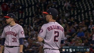 HOU@CWS: Bregman makes a nice play on a short-hop