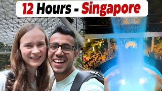 12 hours in World's Best Airport! How I got Business Class for $0?