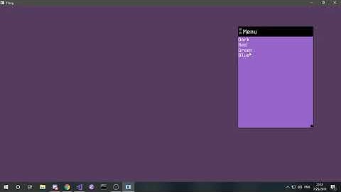 Testing IMGUI (Immediate Graphical User Interface)