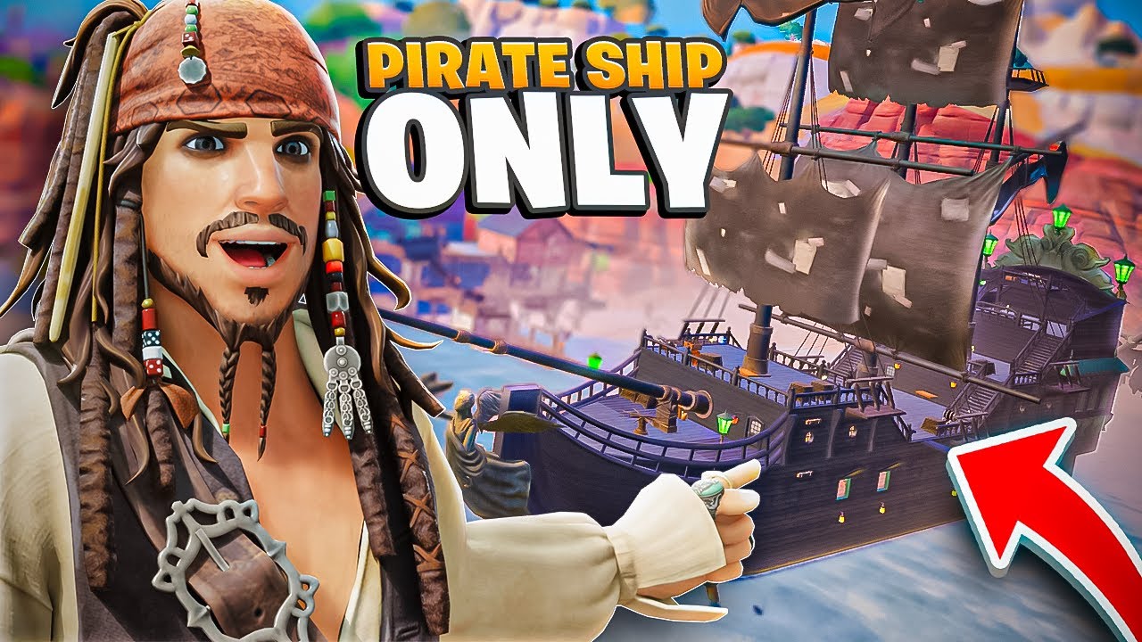 The PIRATE SHIP *ONLY* Challenge in Fortnite!