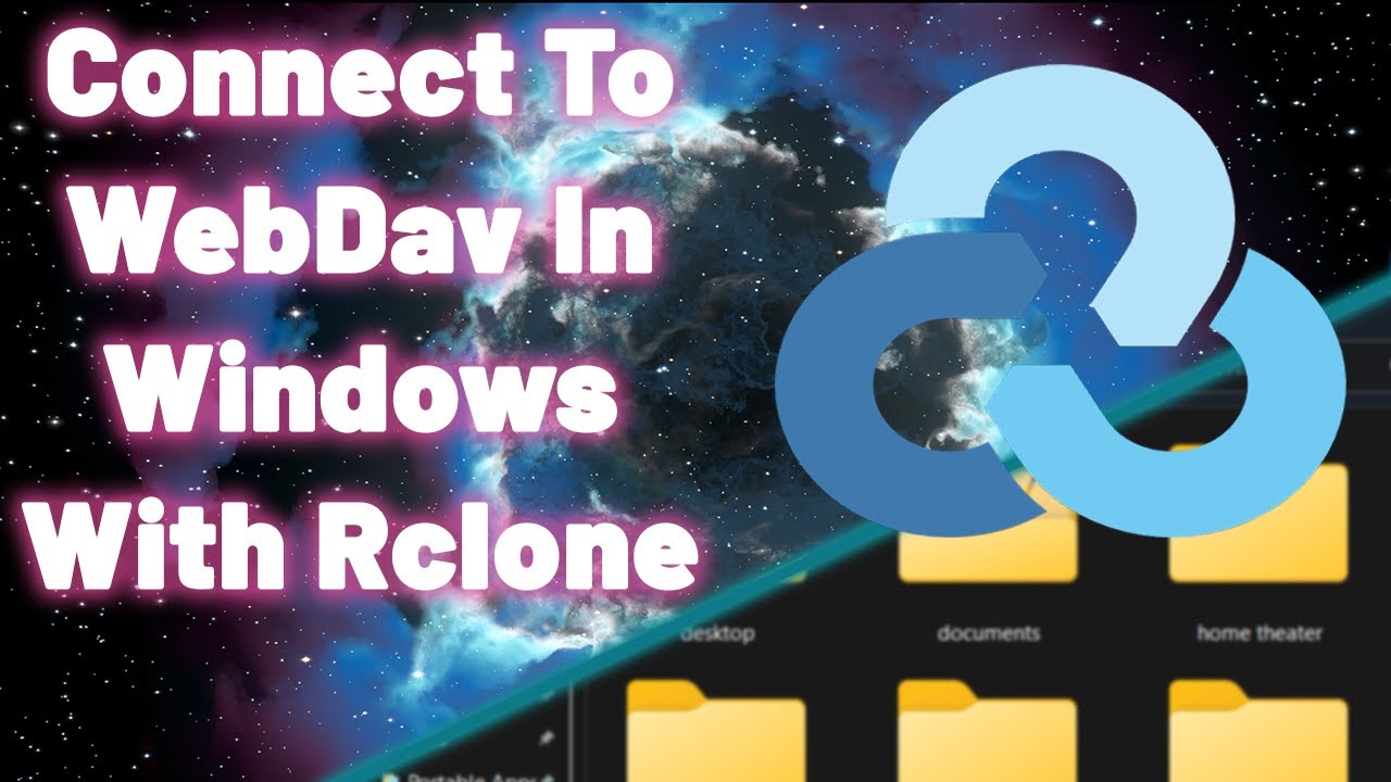 Connect To WebDav In Windows With Rclone