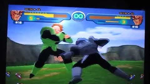 Dragon Ball Z Budokai(Gamecube)-Android 16 Mirror Match