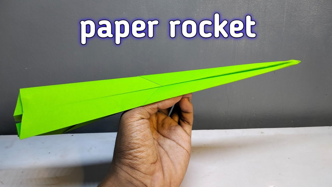 Paper rocket planes, how to make an easy paper airplane - YouTube