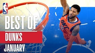 NBA's Best Dunks | January 2018-19 NBA Season