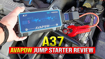 Avapow Jump Starter Review & How to Use (A37)