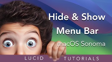 Hide the Menu Bar on Your Mac [macOS Sonoma]
