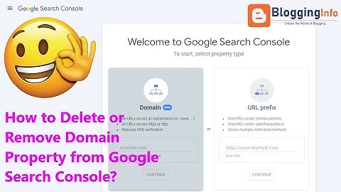 How to Delete or Remove Domain Property from Google Search Console?