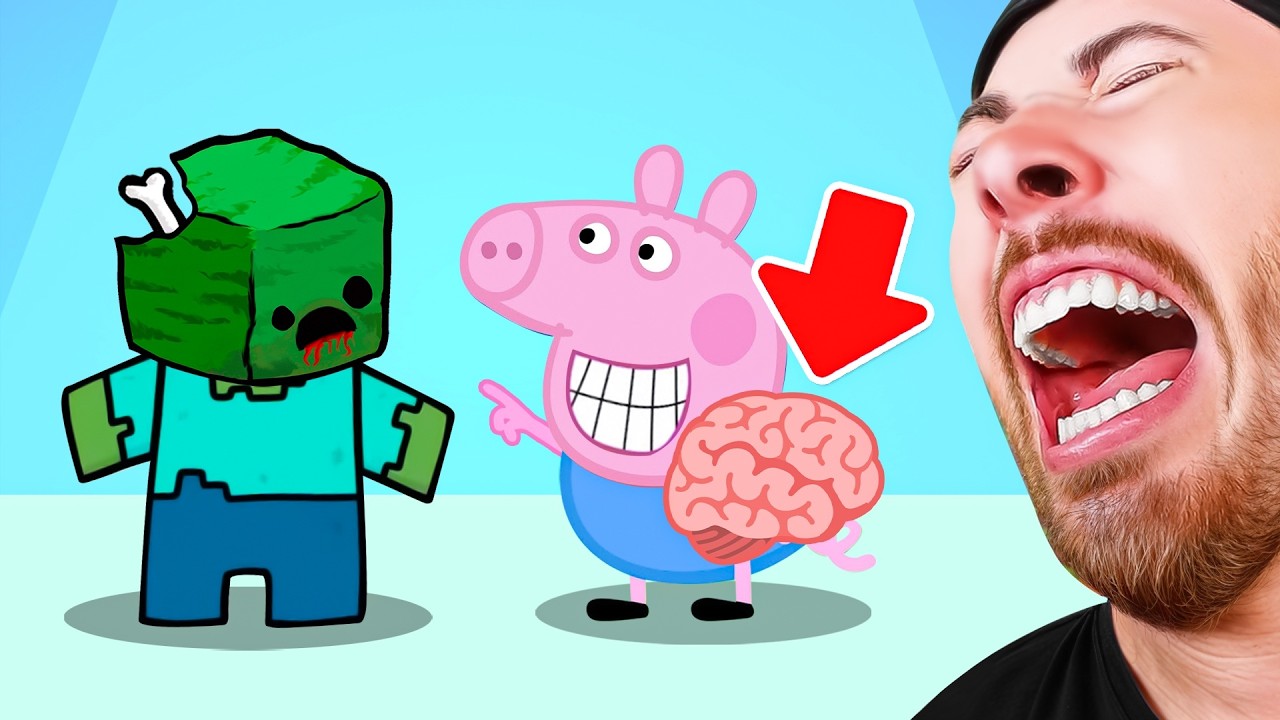 FUNNY Peppa Pig Animations WITH ZOMBIES! MEMES