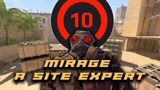 Defend A site like a Faceit Level 10 - Mirage