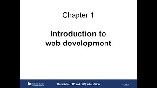 Chapter 1 Part A - HTML/CSS - AWD 1000 Summer 2020