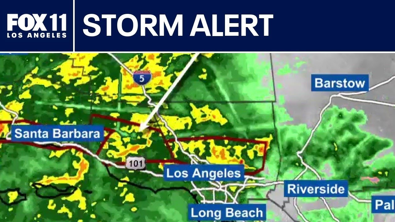 Southern California drenched by winter storm - YouTube