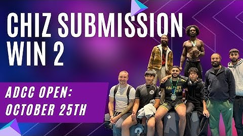 ADCC Vancouver Open 2025 | SUBMISSION WIN 2 | Chiz