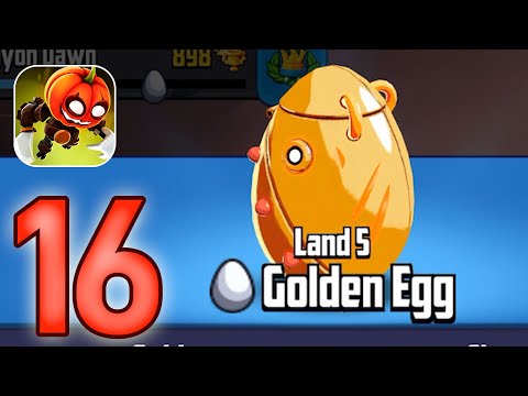Badland Brawl: Gameplay Walkthrough Part 16 - Land 5, New Golden Egg! (iOS, Android)