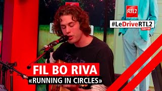 Fil Bo Riva interprète "Running In Circles" dans #LeDriveRTL2 (17/03/23)