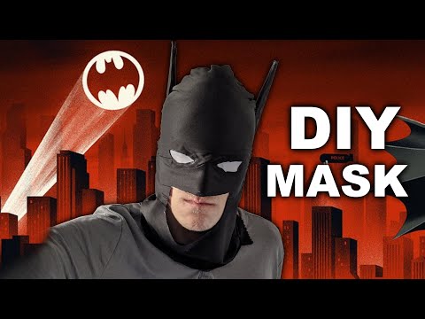 How to Make a Batman Mask | BECOME BATMAN!