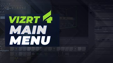 Vizrt 4 Main Menu Explanation