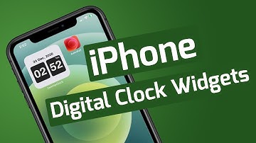 Digital Clock Widgets For iPhone Home Screen | Apple info