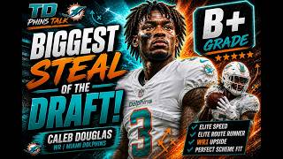 🚨🚨 Caleb Douglas is the next ELITE WR. Miami Dolphins steal! +Draft Grade 🚨🚨