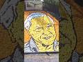 Huge pumpkin and squash mosaic tribute to Sir David Attenborough ????