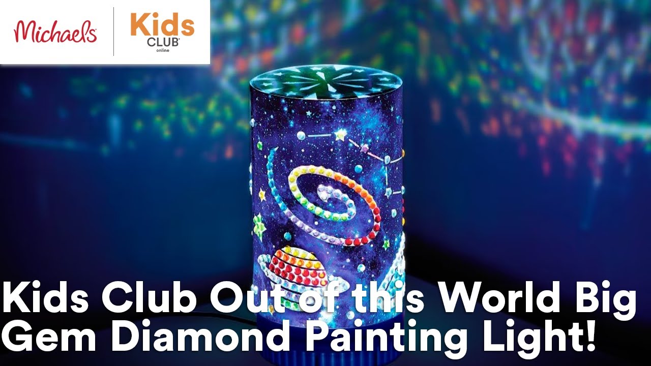 Kids Club Out of this World Big Gem Diamond Painting Light