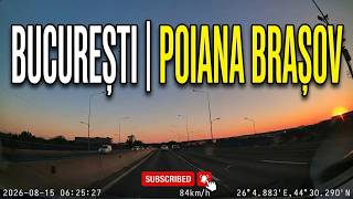 Driving DN1 / E60: București to Poiana Brașov | Scenic Route via Sinaia, Predeal & Râșnov [4K]