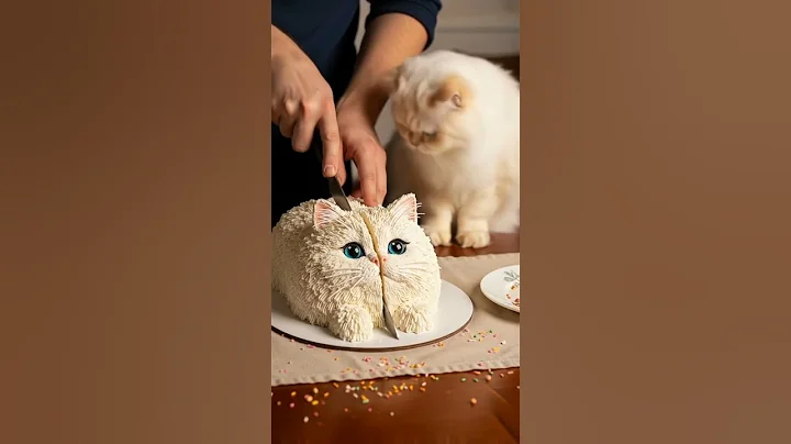 Watch the video about When the cake looks too real 😳🎂🐱
