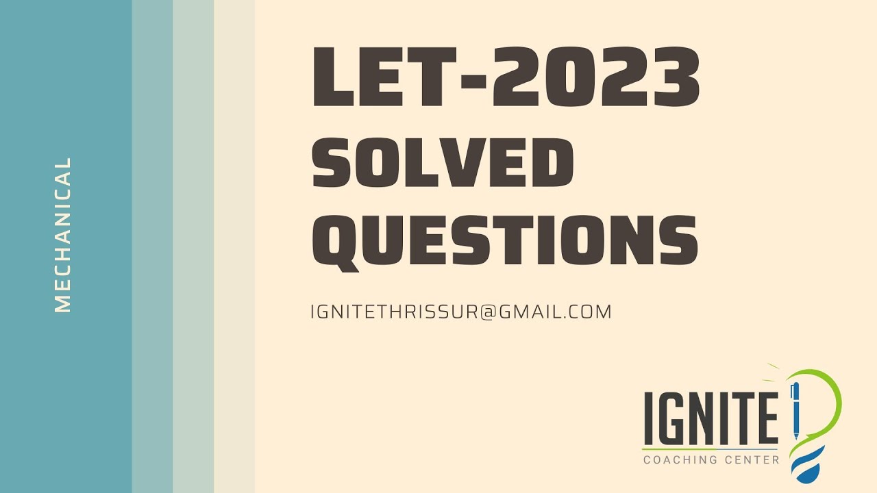 LET2023|SOLVED QUESTIONS