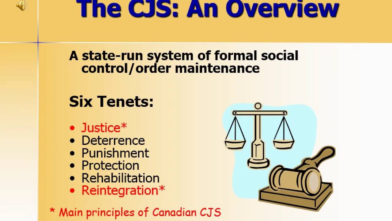 CRIM 2304 Mod 1 Overview of the CJS