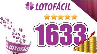 LotoFácil: Resultado do Sorteio 1633 Realizado Dia 07/03/2018