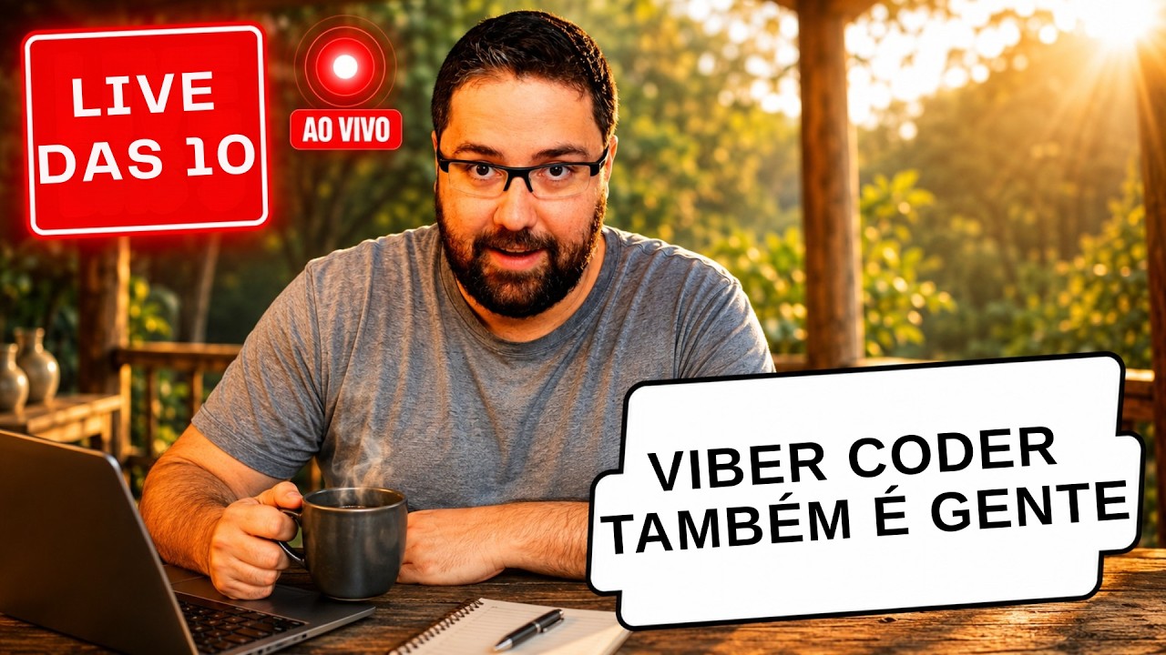 🔴Programador VIBE CODER também é gente | Live 01