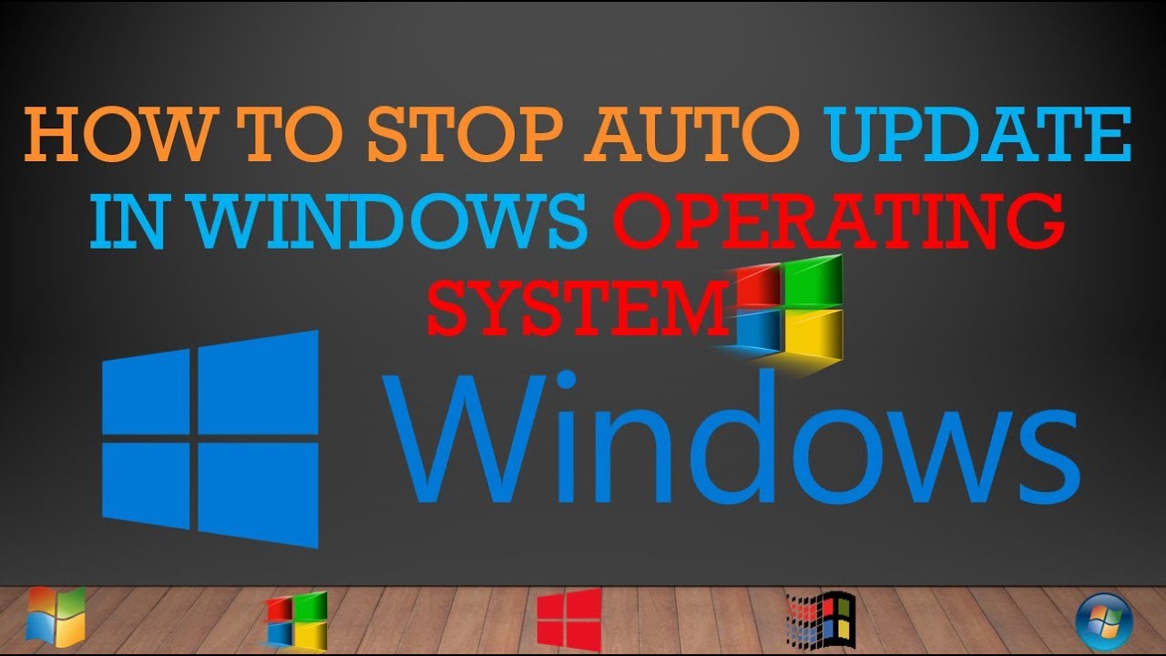 How to stop auto update in windows operating - YouTube