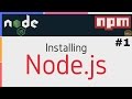 installing nodejs and npm (node package manager) for absolute beginners