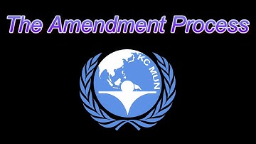 2014-2015 The Amendment Process
