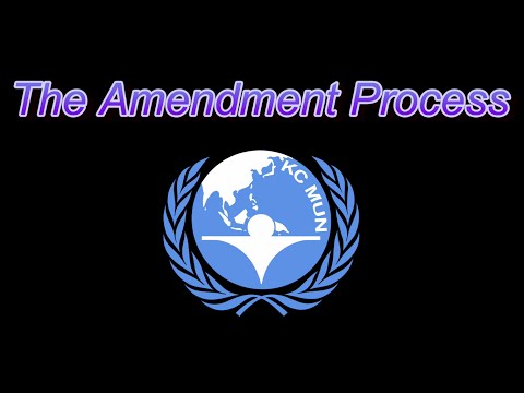 2014-2015 The Amendment Process