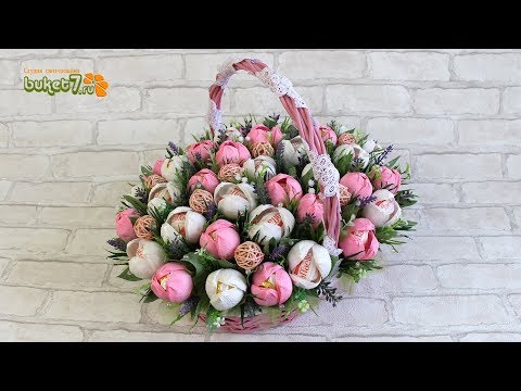 Bouquet of sweets ☆ GIFT FOR A BIRTHDAY with your own hands ☆ Gift for Mom ☆ Diy