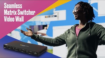 Switch Smarter. Display Bigger - BG-MVS4X4-CV HDMI Matrix Switch & Video Wall