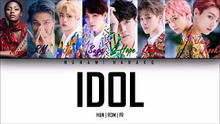 BTS (방탄소년단) - IDOL (Color Coded Lyrics Fr/Rom/Han/가사)