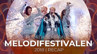 Melodifestivalen 2018 (Sweden) | Fourth Semi-Final | RECAP
