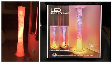 LED RGB Floor Lamp From Amazon Set Up