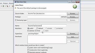 9TH Java Tutorial-part 1- Income Tax Calculator